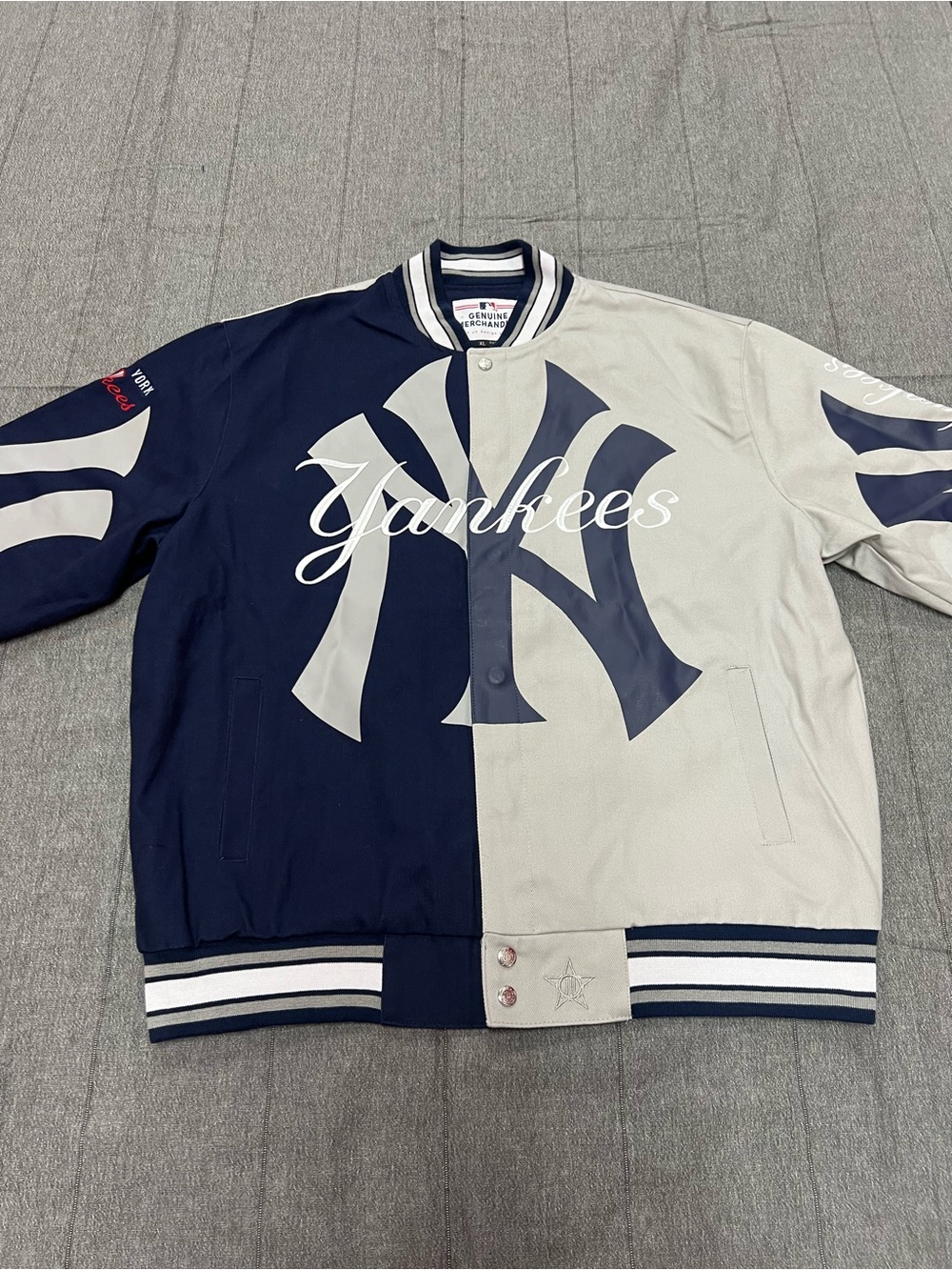 NWT Jeff Hamilton/JH Design New York Yankees Twill jacket Size XL *RARE*
